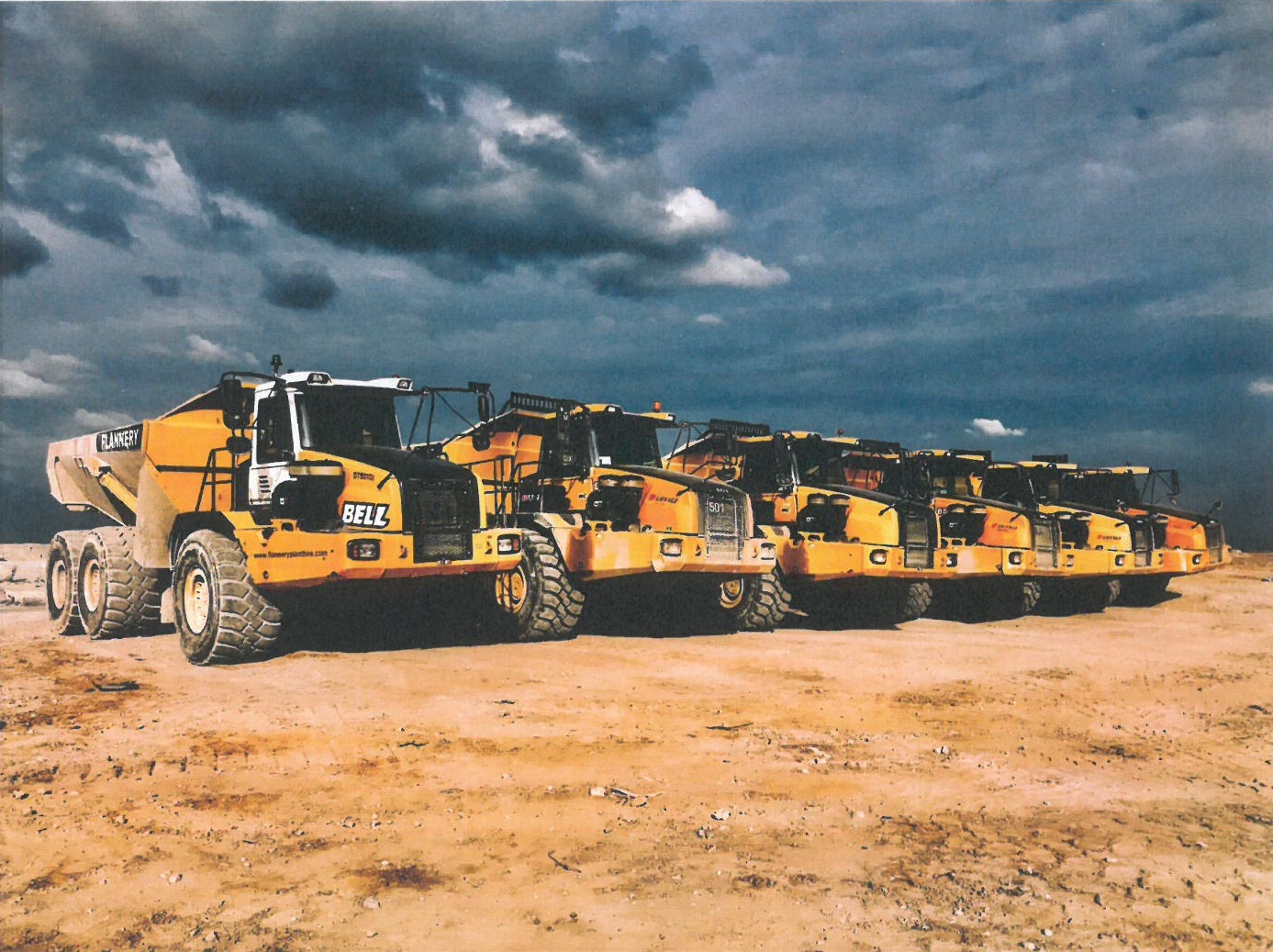 6 Dumpers 50T